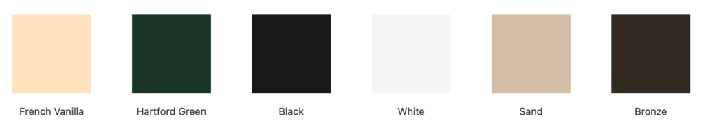 Casement Clad Colors