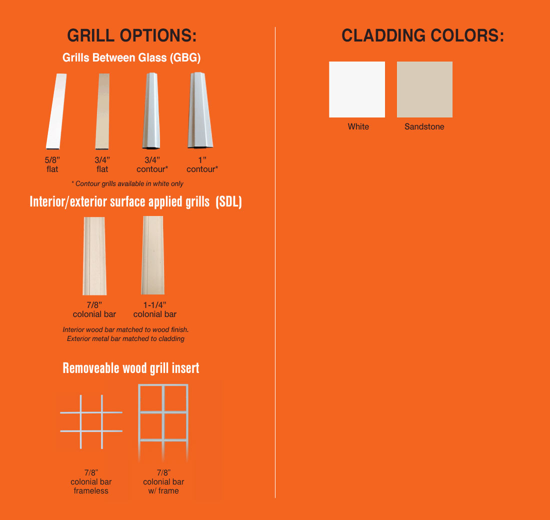Double-Hung Grill Options