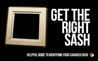 How to Identify Caradco Sashes