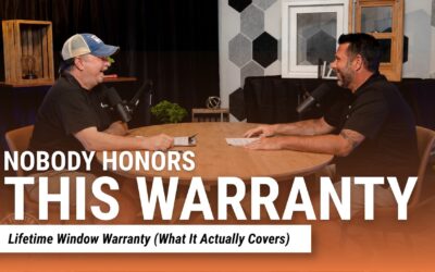 Whose Lifetime? What a Lifetime Window Warranty Actually Covers